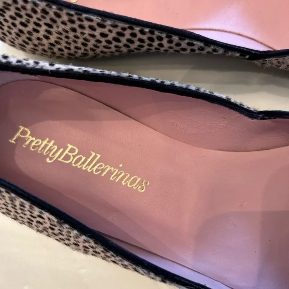 Pretty Ballerinas Leopard Print Flats with Jewel Embellishment - Picture 6 of 8